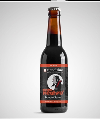 Cerveza Gallega Artesana Menduiña " Demo Neghro" Double Stout - Imagen 1