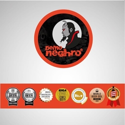 Cerveza Gallega Artesana Menduiña " Demo Neghro" Double Stout - Imagen 2