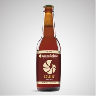 Cerveza Gallega Artesana Menduiña " Diur" RED ALE - Imagen 1