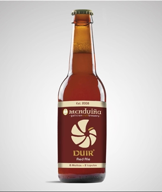 Cerveza Gallega Artesana Menduiña " Diur" RED ALE - Imagen 1