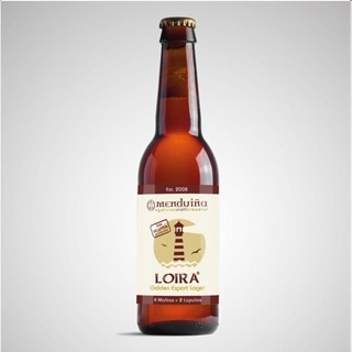 Cerveza Gallega Artesana Menduiña " Loira " - Imagen 1