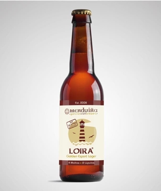 Cerveza Gallega Artesana Menduiña " Loira " - Imagen 1