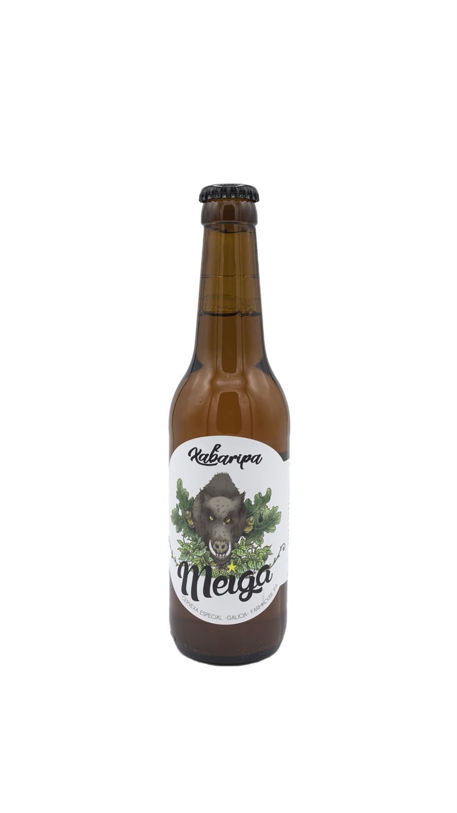 Cerveza Meiga XabarIpa (Farmhouse Indian Pale Ale) - Imagen 1
