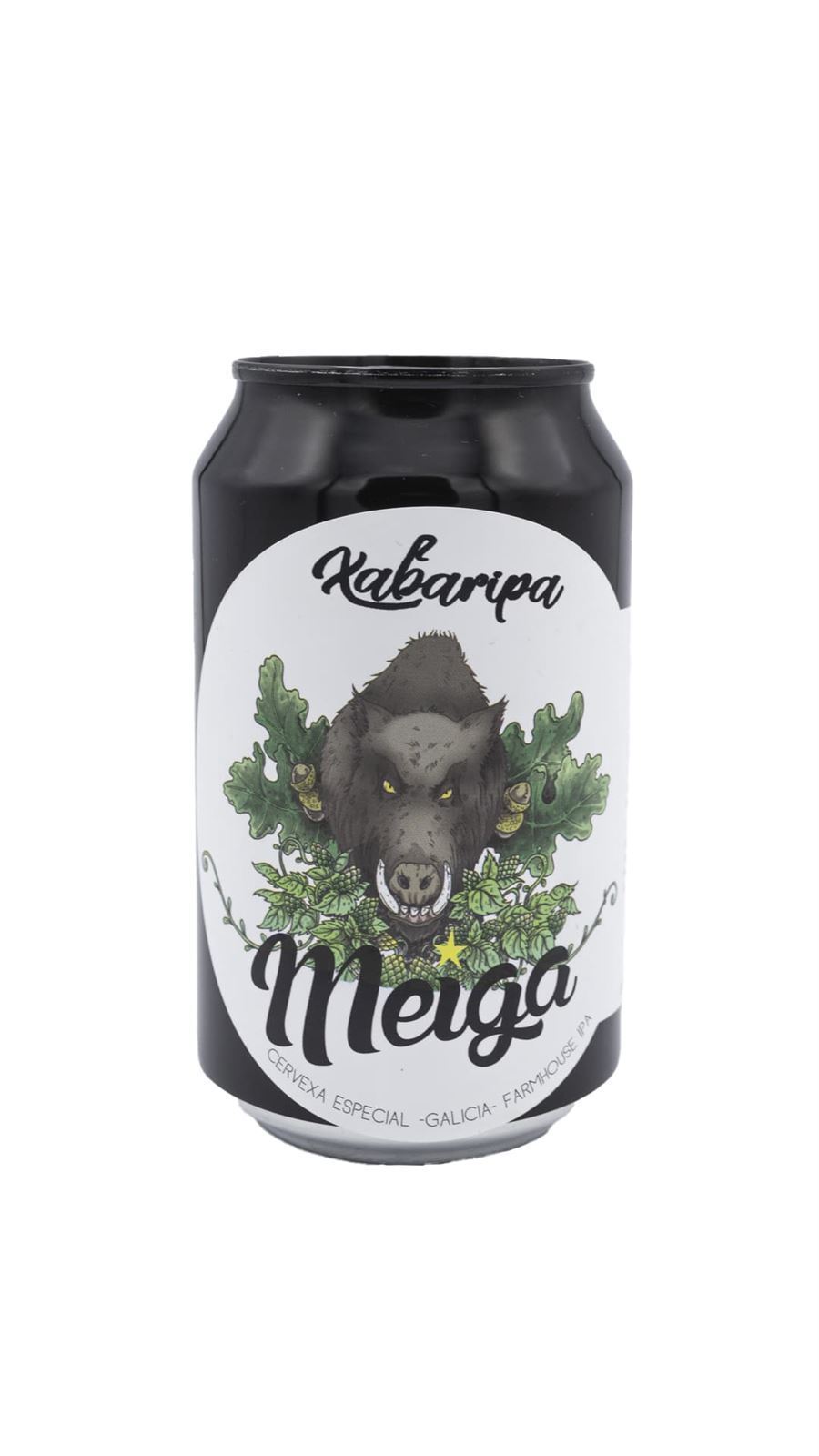 Cerveza Meiga XabarIpa lata (Farmhouse Indian Pale Ale) - Imagen 1