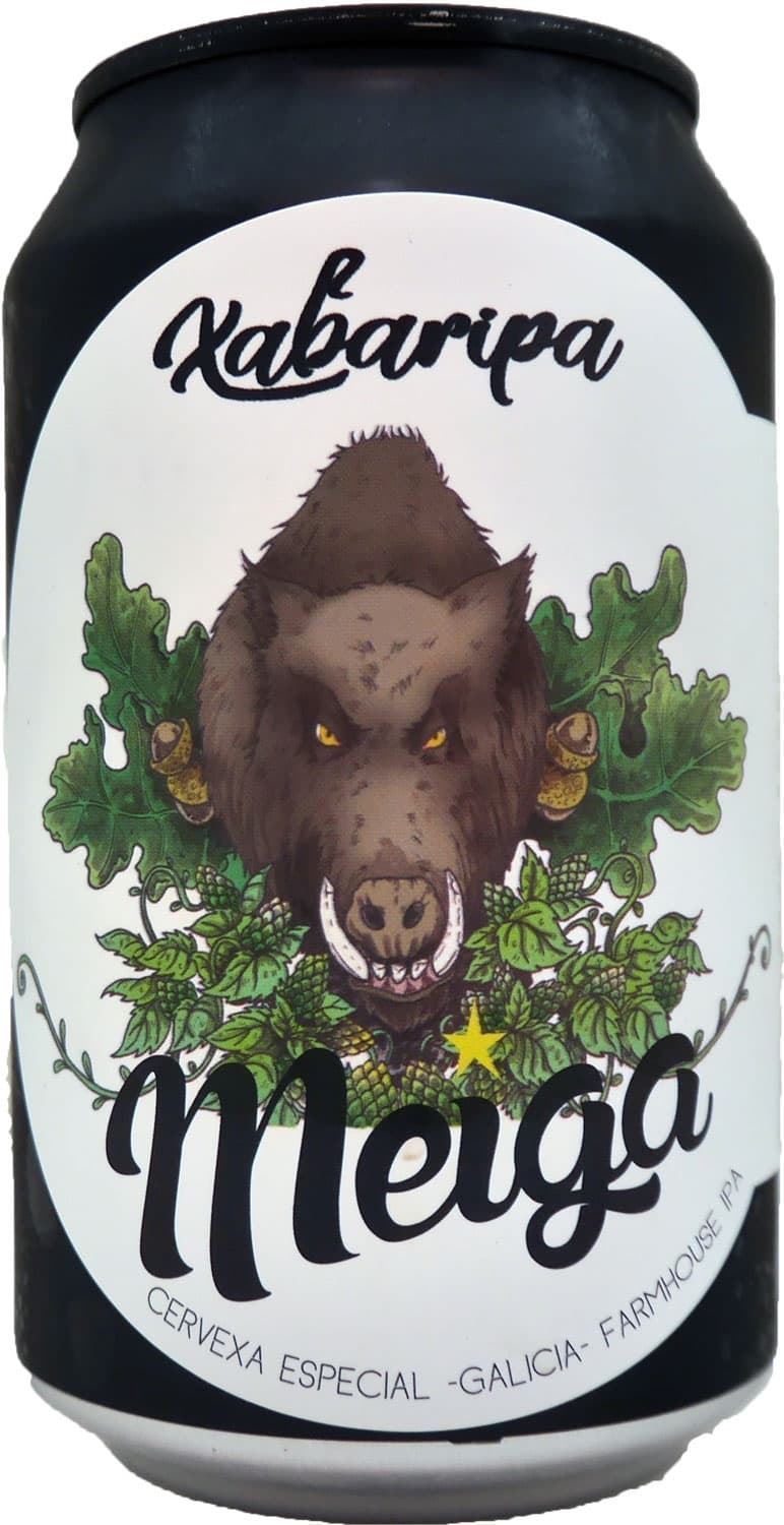 Cerveza Meiga XabarIpa lata (Farmhouse Indian Pale Ale) - Imagen 2