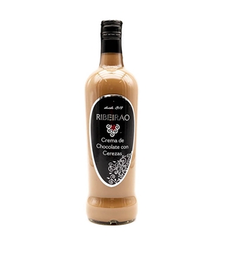 Crema de Chocolate con Cerezas Ribeirao botella 0.70 - Imagen 1