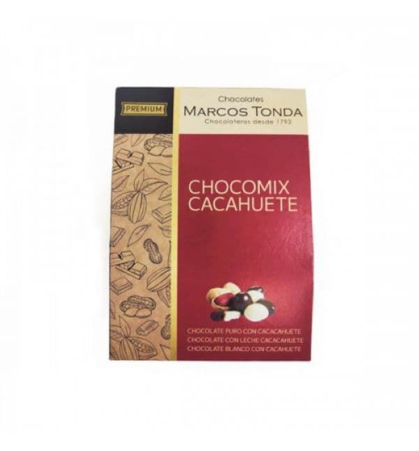 Grageas Chocolate/Cacahuete Mix 100g Marcos Tonda - Imagen 1