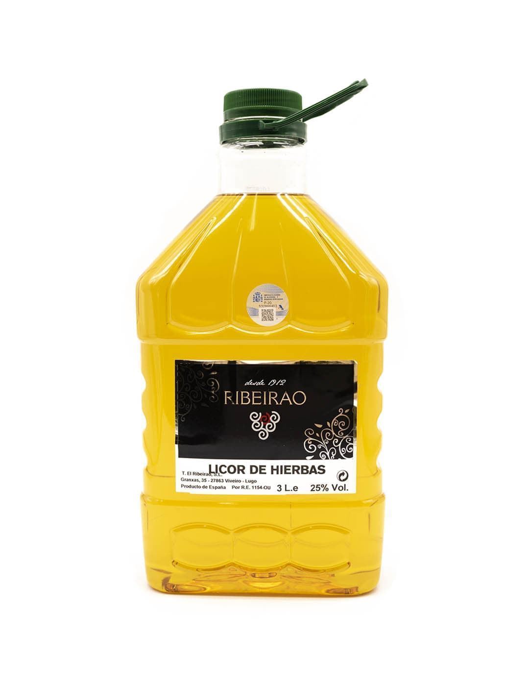 Licor de Hierbas Ribeirao garrafa 3L - Imagen 1