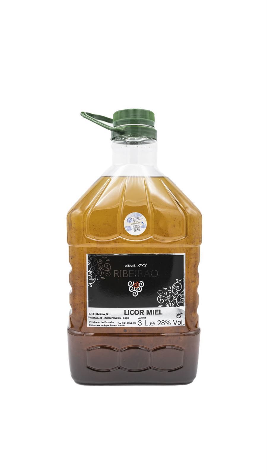 Licor de Miel Ribeirao garrafa 3L - Imagen 1