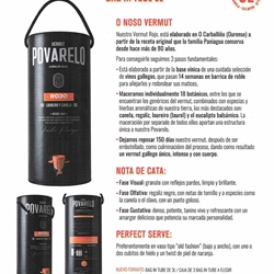 Vermú Rojo Povarelo 3 L - Imagen 2