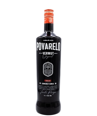 Vermut Povarelo Rojo Premium 1L. - Imagen 1